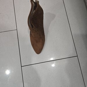 Zara Brown Ankle Booties